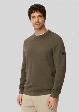 camelactivestrikknittedcrewnecksweaterdarkgreen-00