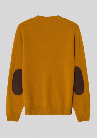 barbourstrikessentialcrewneckjumperdarkcopper-00