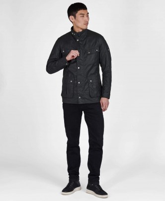 barbourdukewaxjacketigreen-00