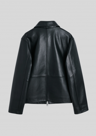 sunflowerovertjshortleatherjacket6039black-00
