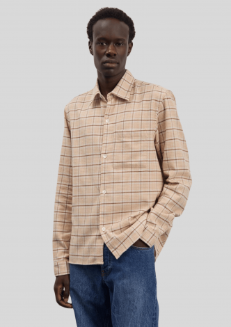 AnotherAspectSkjorteAnotherShirt40BrownYellowStripe-20