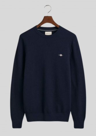 GantStrikCrewneckNavy-20