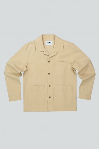 NN07, OLAV 1447 OVERSHIRT I SAND NN07OLAV1447OVERSHIRTISAND-20