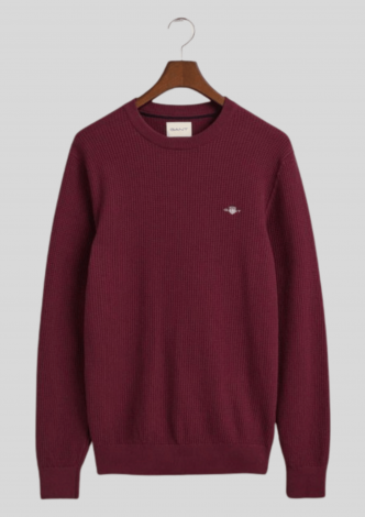 GantStrikCrewneckBordeaux-20