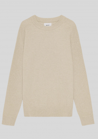 NN07StrikKevin6600SweaterKhakiBeige-20