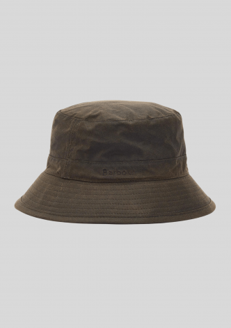 BarbourHatWaxedBucketHatOlive-20
