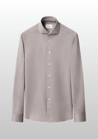 EtonSkjorteSlimFilodiScoziaJerseyShirtBrown-20