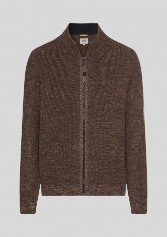 CamelActiveStrikCottonBlendCardiganBrown-20