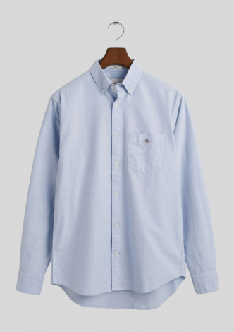 GantSkjorteClassicOxfordCapriBlue-20