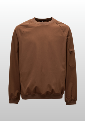 CesarEquipmentSweatHybridCassisShirtLIghtBrown-20