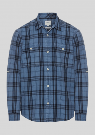 CamelActiveOvershirtCheckedShirtBlue-20