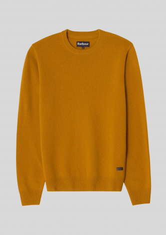 BarbourStrikEssentialCrewNeckJumperDarkCopper-20