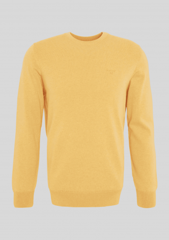 BarbourStrikPimaCottonCrewNeckSweaterHoneyGold-20