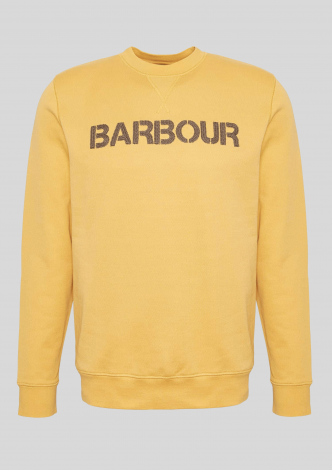 BarbourSweatshirtFarnwothCrewGul-20