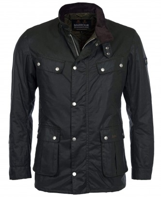 BARBOURDUKEWAXJACKETIGREEN-20