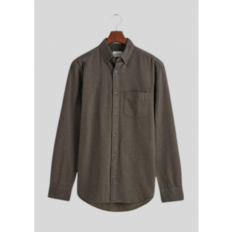 Gant, Skjorte, Herringbone, Green