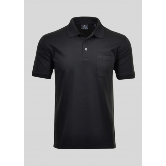 Ragman, Polo, Microfiber, Black