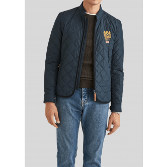 Morris Stockholm, Overtøj, Trenton Quilted Jacket, Odd Blue 