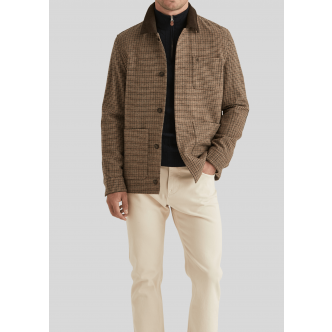 Morris Stockholm, Overshirt, Archiblad Wool Jacket, Brown 