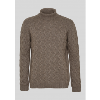 Sand Copenhagen, Strik, ID Rollneck Knit, Light Camel 