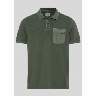 Camel Active, Polo, Badge Pocket, Green