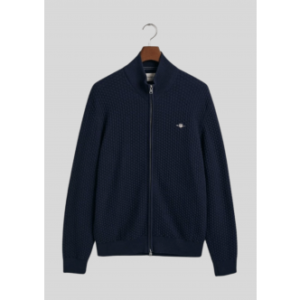 Gant, Strik, Cardigan, Navy 