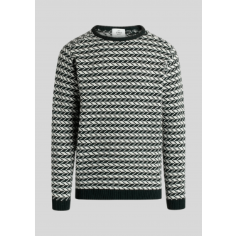 Klitmøller, Strik, Milas KC1185, Olive-Cream