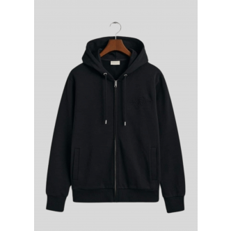 Gant, Sweathoodie, Archive Zip, Black