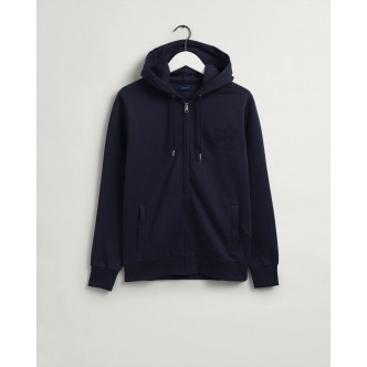 GANT, ARCHIVE ZIP-HOODIE I NAVY