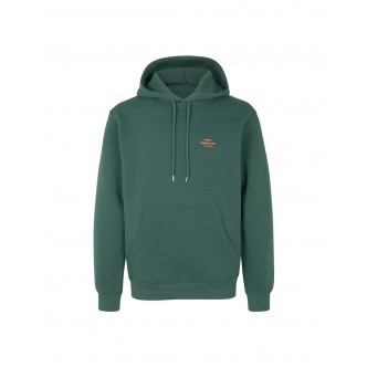 MADS NØRGAARD, STANDARD HOODIE I GRØN
