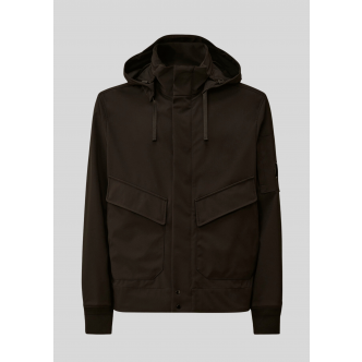 C.P. Company, Overtøj, Shell-R Hooded Lens Jacket, Black