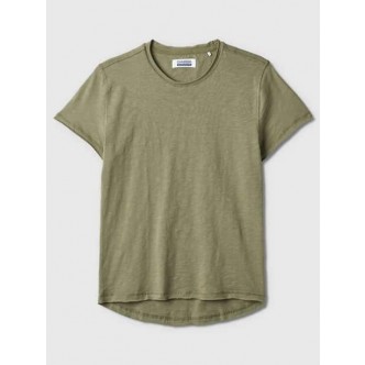 GABBA, KONRAD SLUB T-SHIRT I LYS GRØN