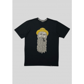 Lakor, T-shirt, Fishy Beard, Sort