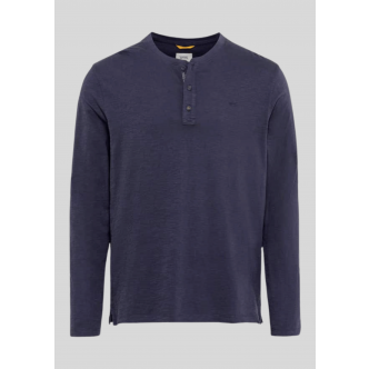 Camel Active, T-shirt, LS Lightweight Henley, Navy 