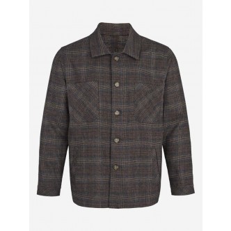 SAND COPENHAGEN, ANDY OVERSHIRT I BRUN TERN