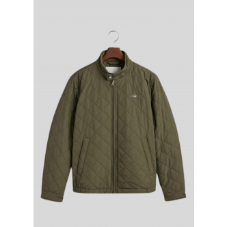Gant, Overtøj, Quilt Windcheater, Green