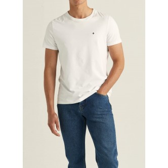 MORRIS STOCKHOLM, JAMES T-SHIRT I HVID