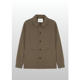 NN07, Overshirt, Blaze Seersucker, Marble Husk