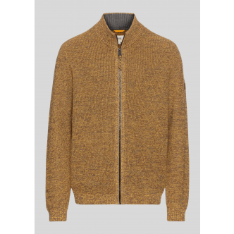 Camel Active, Strik, Zip Cardigan, Yellow Melange 