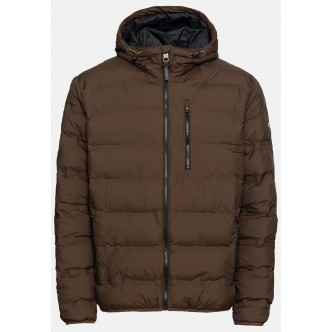 CAMEL ACTIVE, QUILT JAKKE I BRUN
