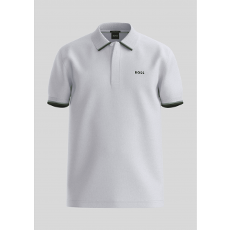Boss, Polo, Paddy Lux Heritage, White 