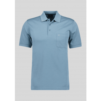 Ragman, Polo, Microfiber, Mint Blue