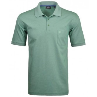 RAGMAN, MICROFIBER POLO I MINT GRØN