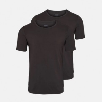 IQ, 2-PAK BAMBUS T-SHIRT I SORT