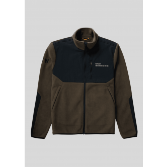 Halo, Overtøj, Blocked Zip Fleece Jacket, Major Brown