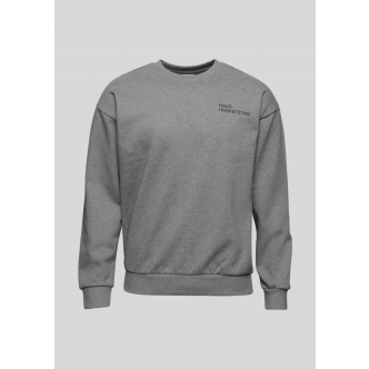 Halo, Sweatshirt, Essential Crew, Grey Melange
