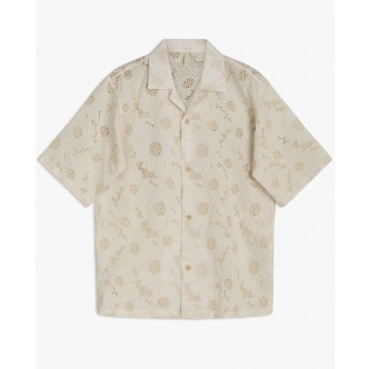 SUNFLOWER, CAYO SS SHIRT I RÅHVID
