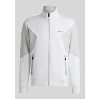 Boss, Sweatcardigan, Skaz 1, White