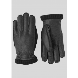 Hestra, Handsker, Deerskin Primalift Rib, Black 