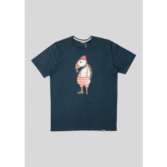 Lakor, T-shirt, Atlantic Puffin, Blueberry